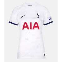Camisa de Futebol Tottenham Hotspur Cristian Romero #17 Equipamento Principal Mulheres 2023-24 Manga Curta